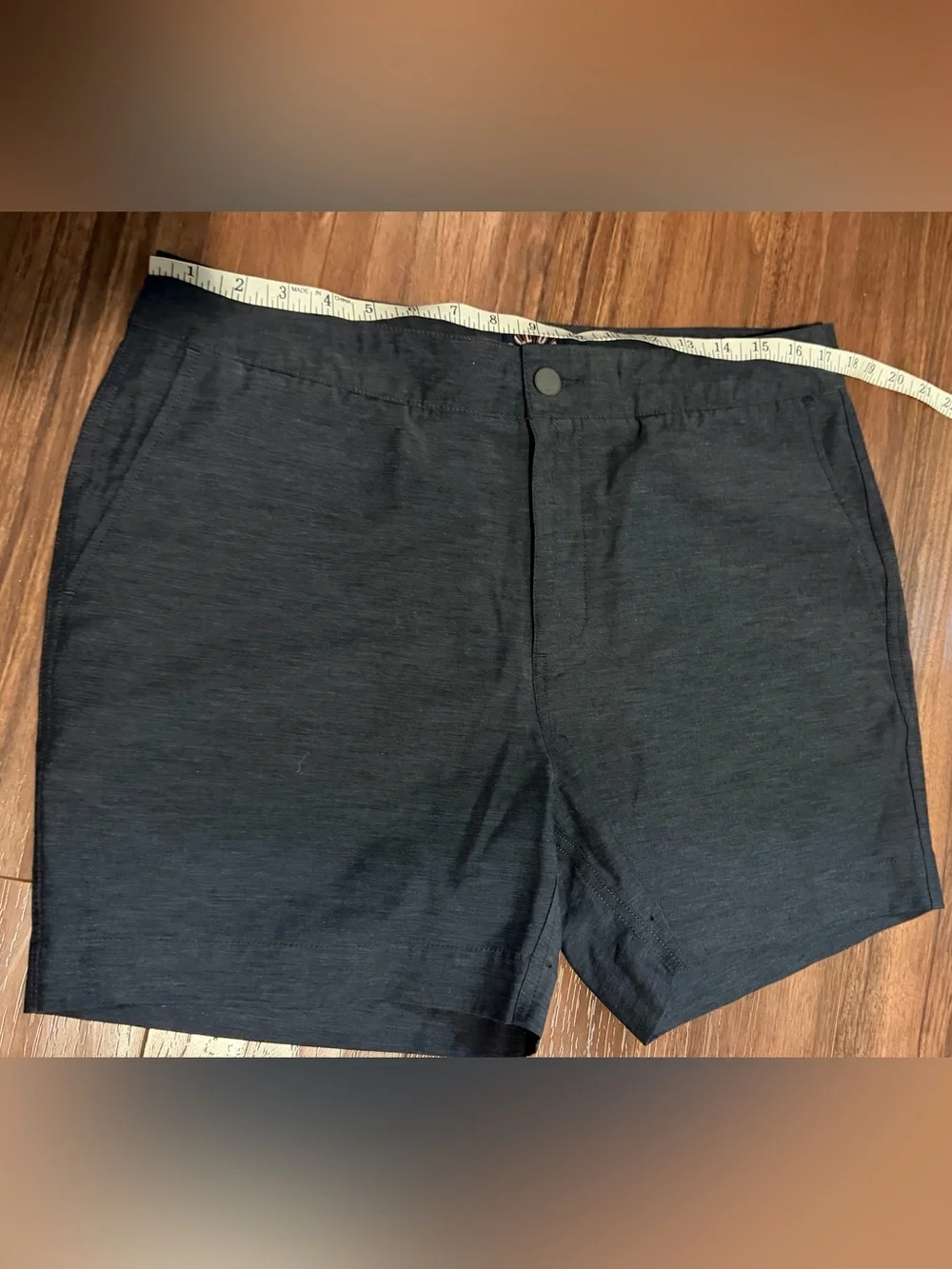 Faherty All Day Shorts Men’s 34 5” Inseam Steel Blue Gray Stretch